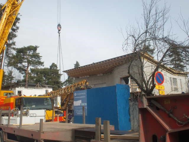 ムンキニエミの建設現場