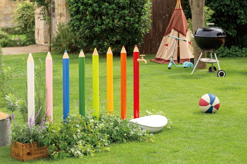 デザイン水栓柱「いろえんぴつ」