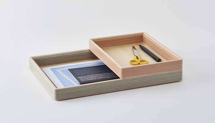 Paper-Wood document tray【villa】