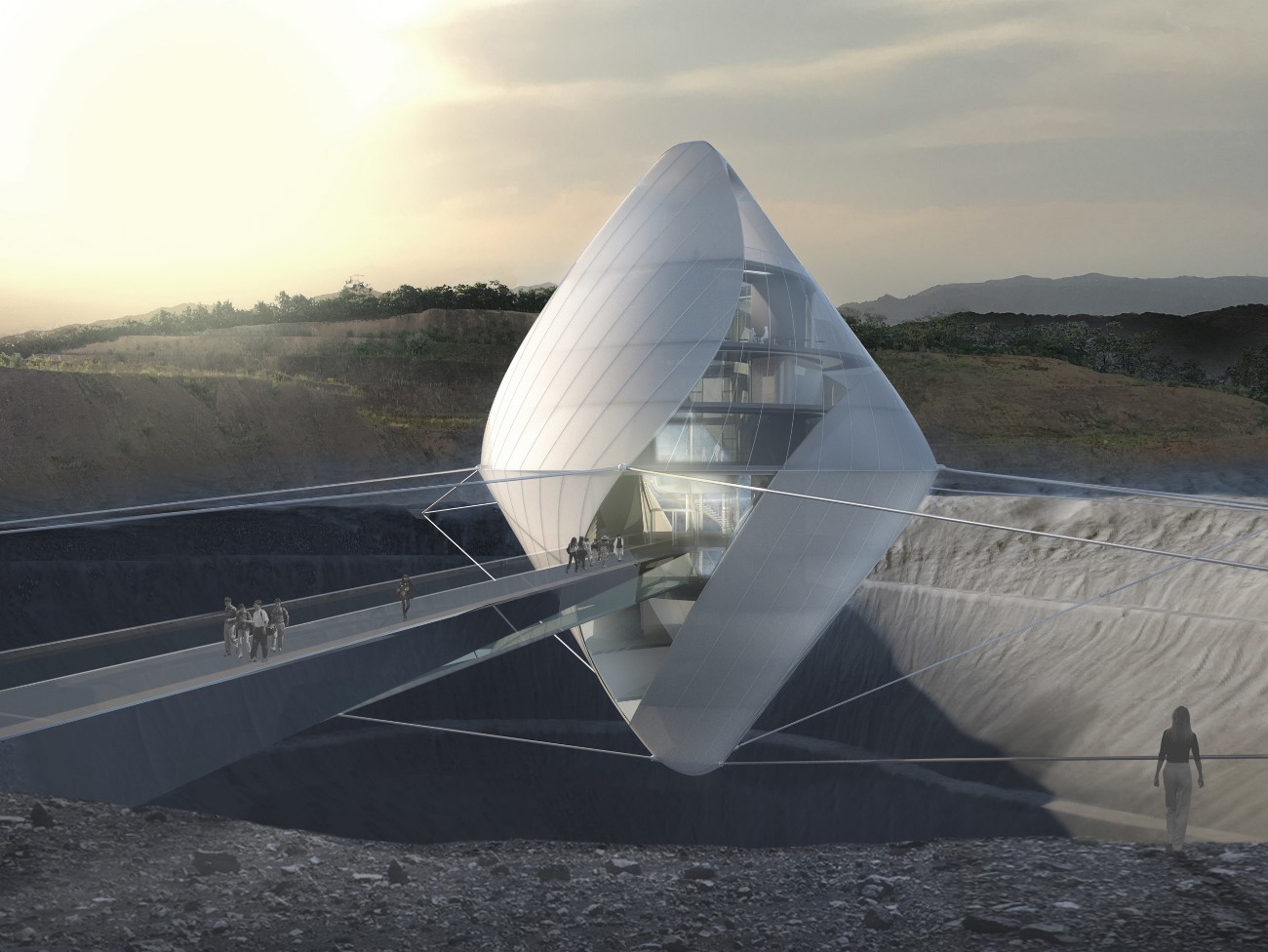 「AVATAR X LAB」と名付けられた建築物