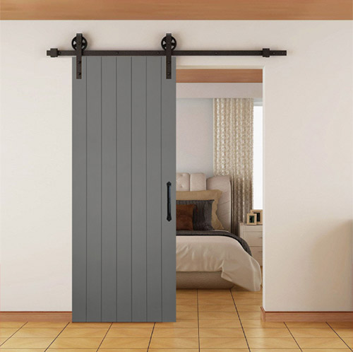 木製ドアをオシャレに引き立てる「バーンドア金物」