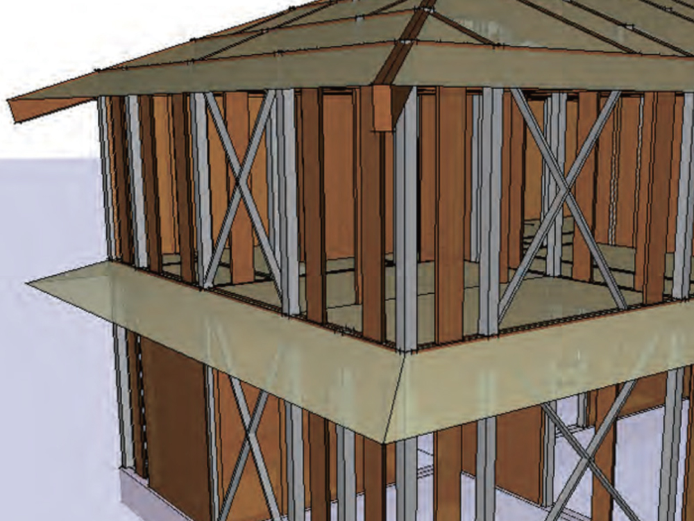 木造一貫構造計算プログラム ASTIM/壁フレーム（株式会社アークデータ研究所）