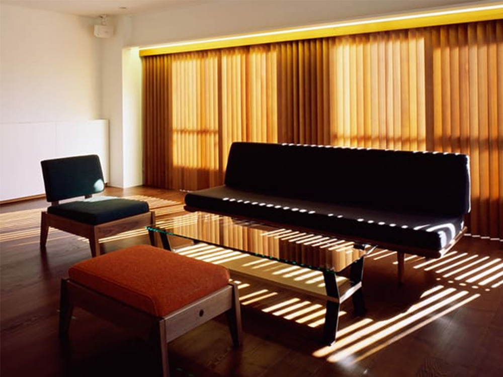 木製縦型ブラインド【ティンバーバーチカルブラインド】