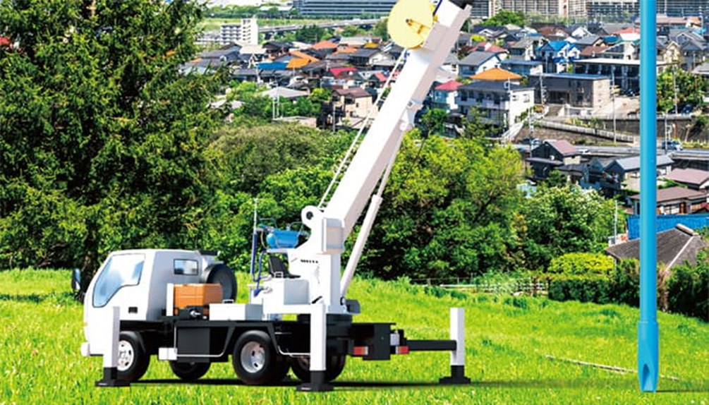 地盤改良で「土地に何を残すか」天然砕石100%のHySPEED工法と、無排土の「ケーシングタイプ」(ハイスピードコーポレーション)