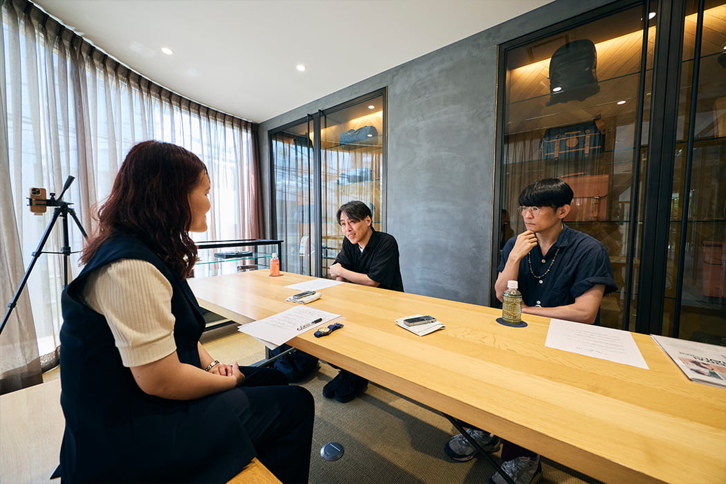 対談する林氏と松原氏