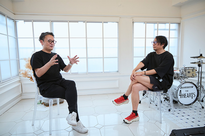 対談する竹村氏と大髙氏