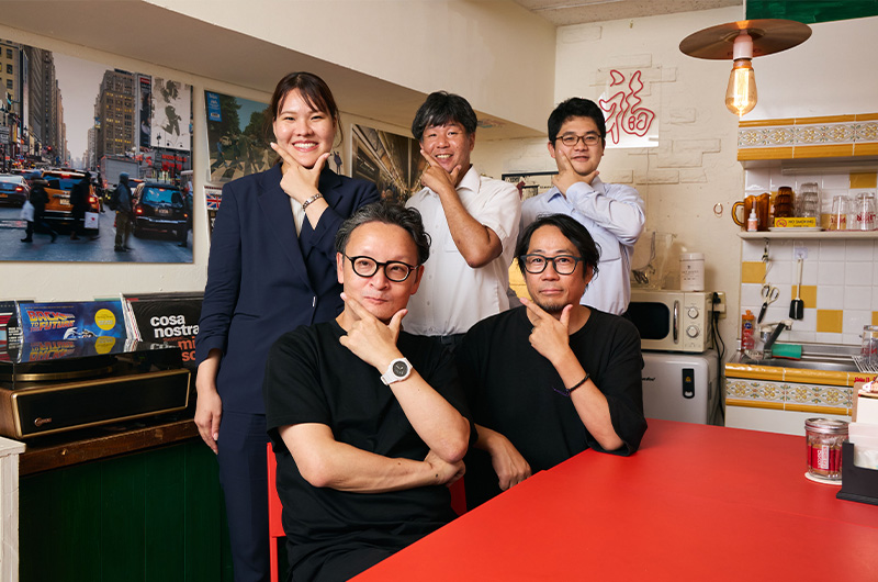 取材後に撮影した集合写真