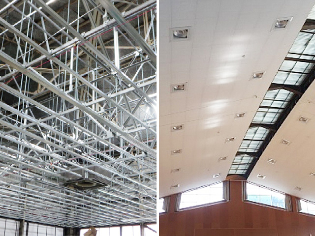 天井耐震システム(物流倉庫・工場用)