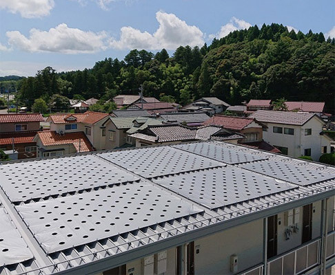 金属折板屋根専用 遮熱システム「冷えルーフ」