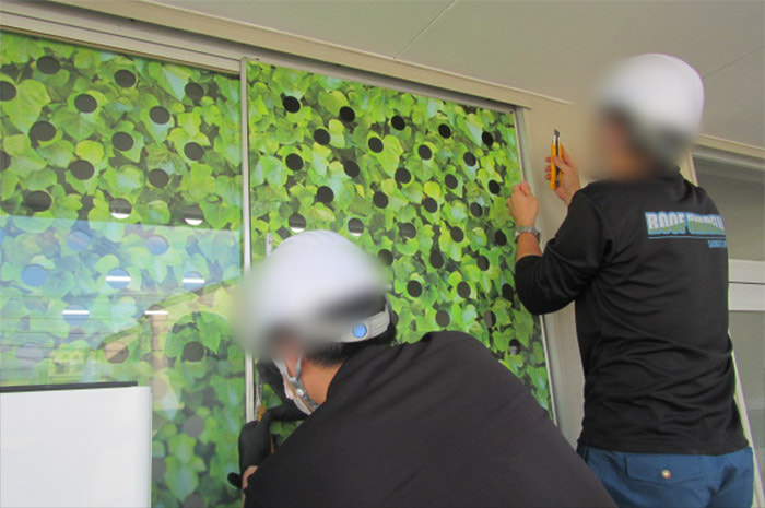 窓・網戸用遮熱シート【ドットスクリーン】