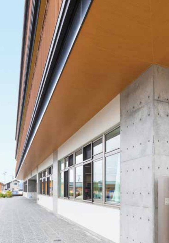 アデック木目 軒天 接着張り工法