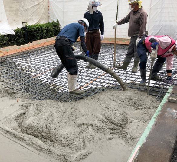 ビーズ法ポリスチレンフォーム【機械式立体駐車場平面化工事 コープランRT】