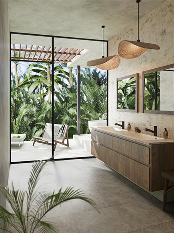 スマートサニタリー(造作感のある洗面化粧台)