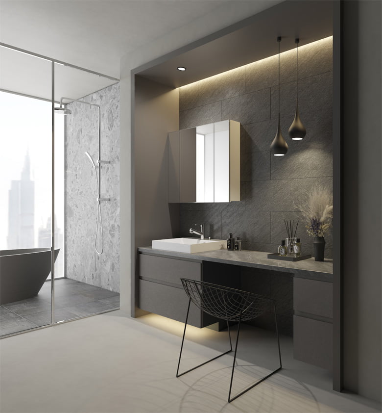 スマートサニタリー(造作感のある洗面化粧台)