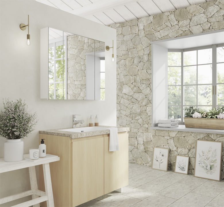 スマートサニタリー(造作感のある洗面化粧台)