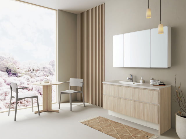 スマートサニタリー(造作感のある洗面化粧台)