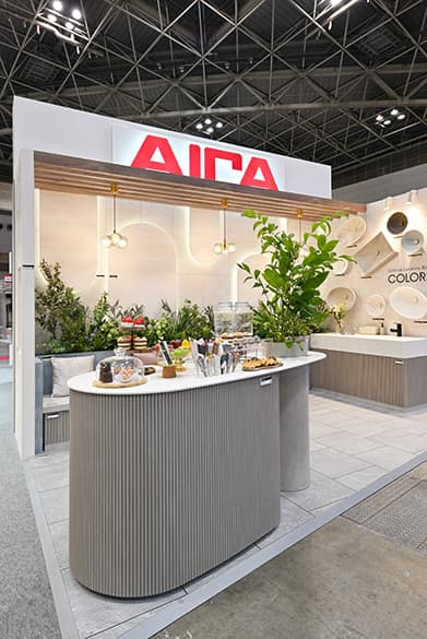 曲面化粧材「アイカアール」