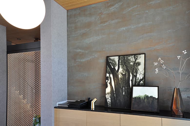 高級意匠性塗材「クライマテリア」メタリアート