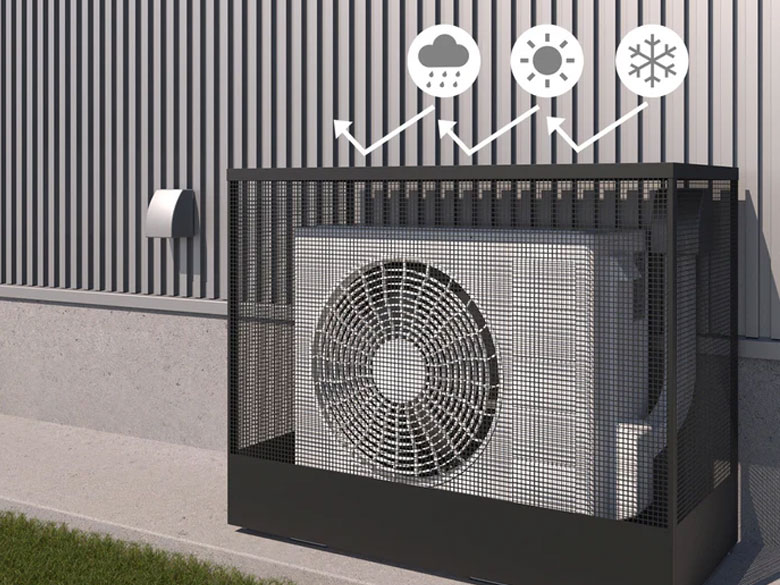 ALHIDE エアコン室外機カバー M/L/アルメタックス株式会社