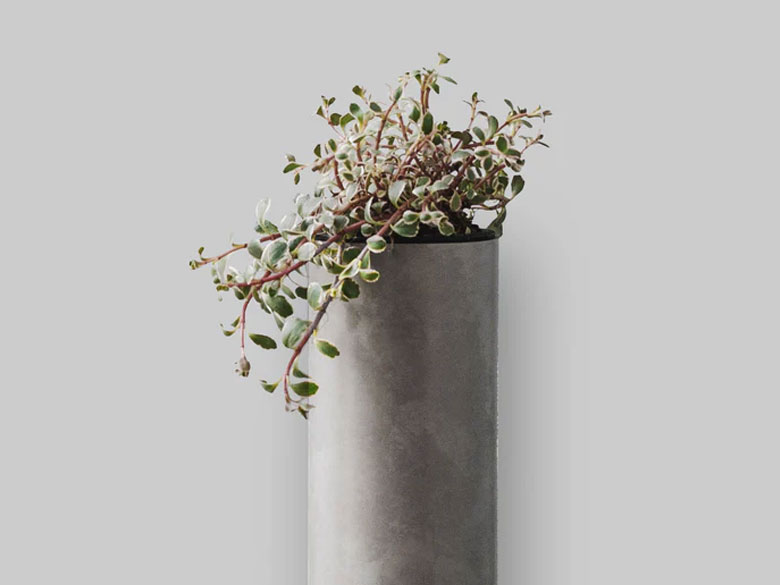 ALCOLOLO 丸柱 鉢付き/アルメタックス株式会社