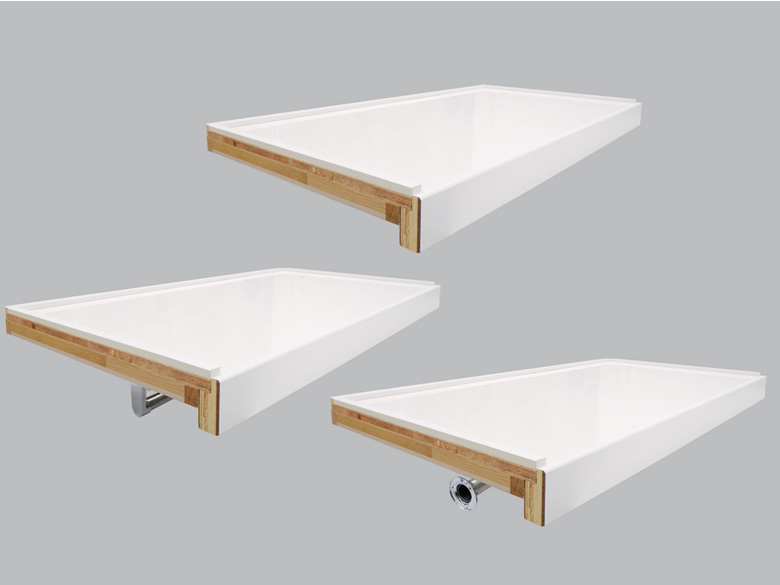 オールフリー 框セット【押入・クロゼット向け枕棚(框・棚板 分離型)】