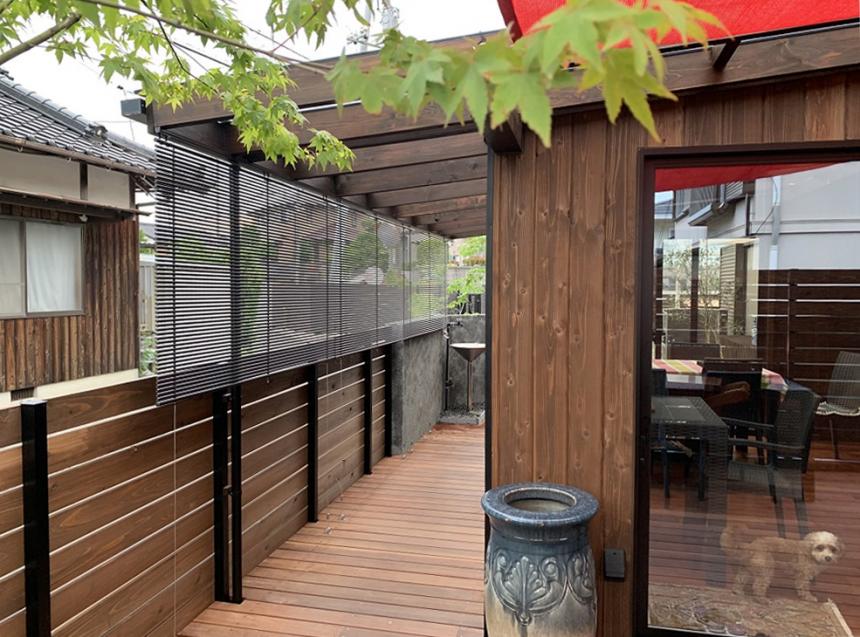 アルミdeすだれ / カラー:ブロンズ