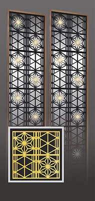 オーダーメード装飾金属「和 モダンタイプ」