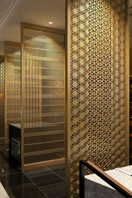 オーダーメード装飾金属「間仕切」