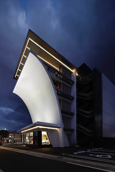 チャコールペイント&lt;施工例:オフィスビル(外壁)&gt;