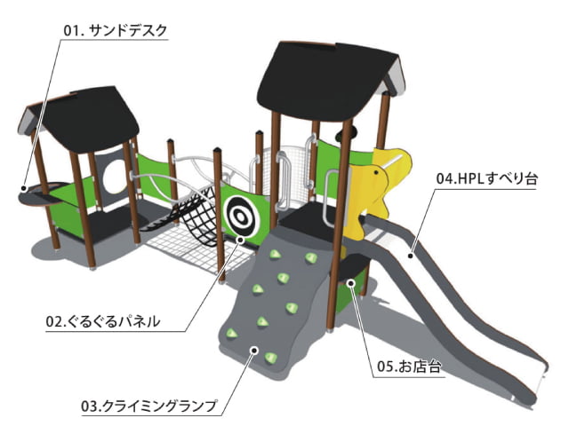 ハビル遊具【UniMini(ユニミニ)】シリーズ