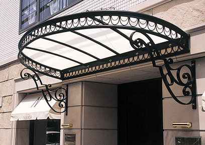 建築装飾金物「キャノピー・ドア・面格子」