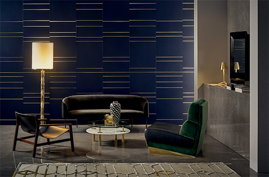 ▲【レザーウォール】施工例