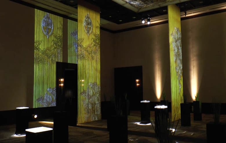 ストリングスカーテン・ラインビュー【デジタルプリント】