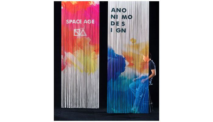 ストリングスカーテン・ラインビュー【デジタルプリント】