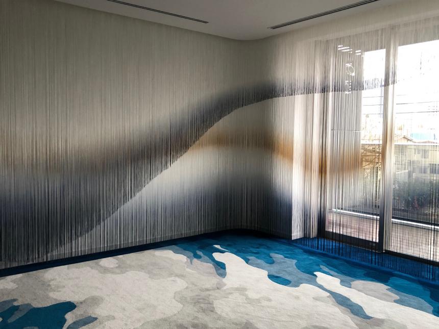 ストリングスカーテン・ラインビュー【デジタルプリント】