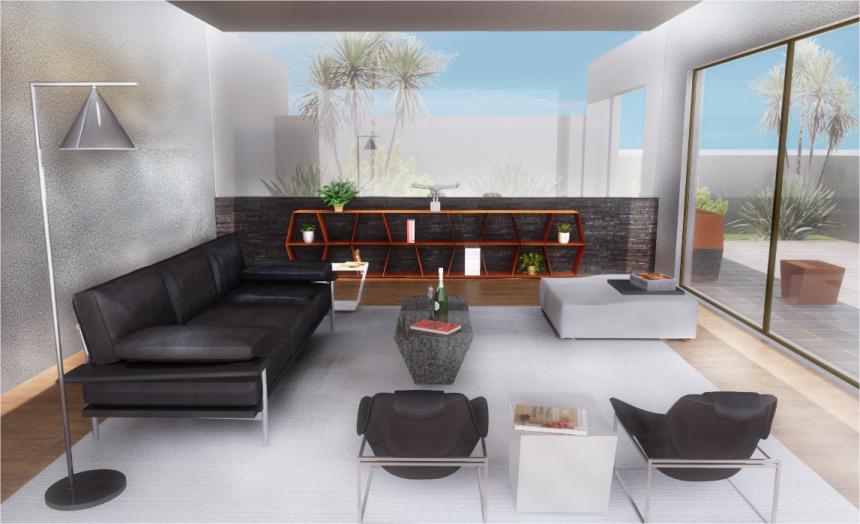 【台形スツールKAI】イス・飾り棚・サイドテーブルなど