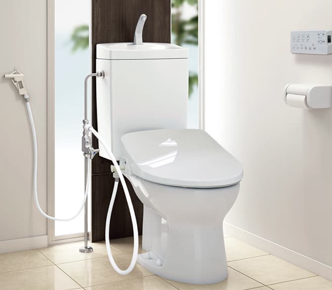 サンクリーン[手洗付]温水洗浄便座サンウォッシュ(リモコンタイプ) / アサヒ衛陶株式会社