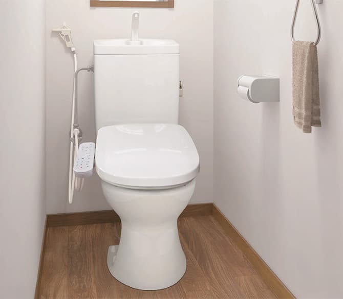 サンクリーン[手洗付]温水洗浄便座サンウォッシュ(袖付きタイプ) / アサヒ衛陶株式会社