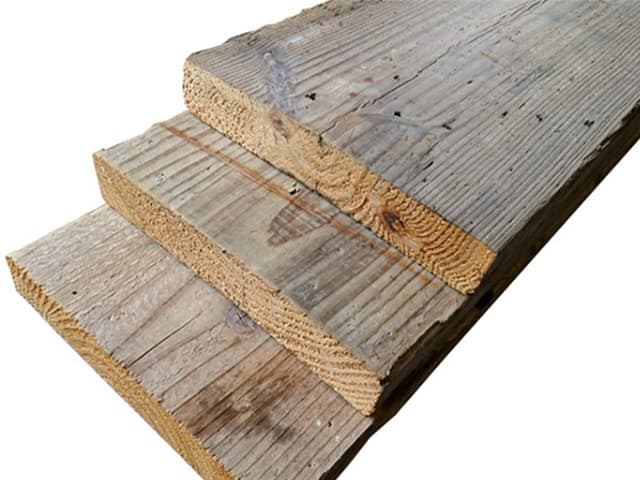 杉足場板(古材) 【5-35K】 厚み35mm サンダー加工材 床材 壁材 天井材 天板 什器 化粧材