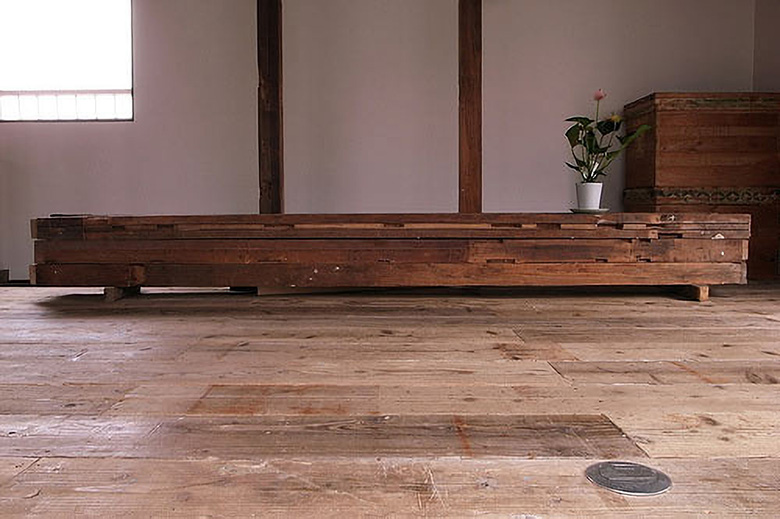 杉足場板(古材)【5-15R】 厚み15mmラフ仕上げ 加工材 床材 壁材 天井材 化粧材