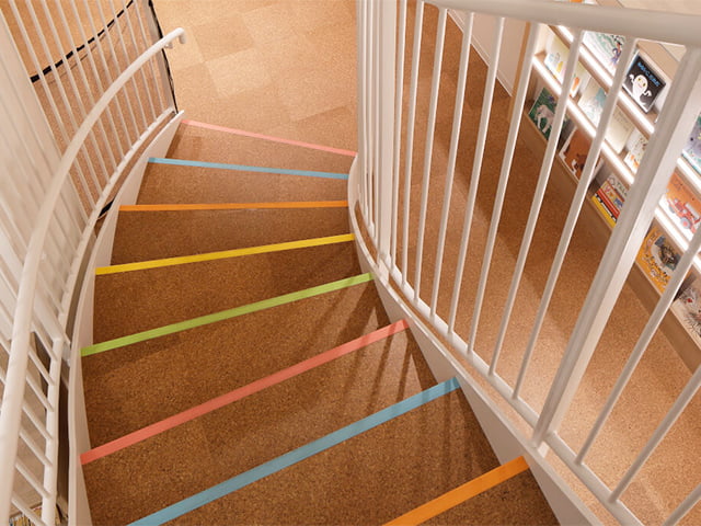 【AFOLA】室内木階段用ノンスリップ