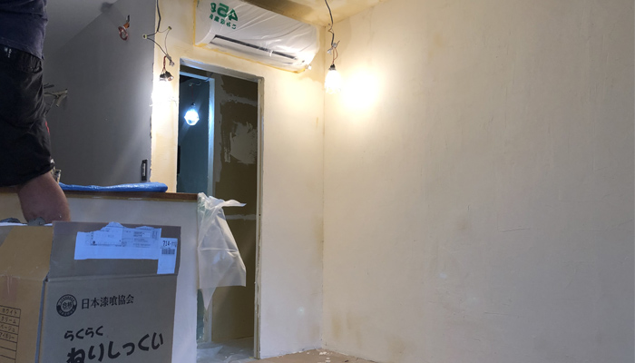 ECOな漆喰の決定版「らくらくねりしっくい」