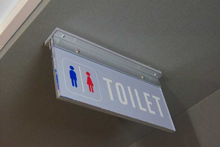 光る案内板(直付タイプ)