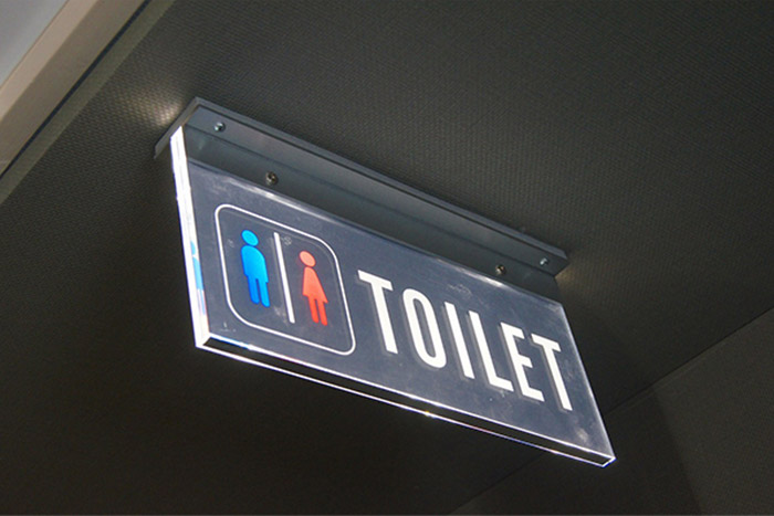 光る案内板(直付タイプ)