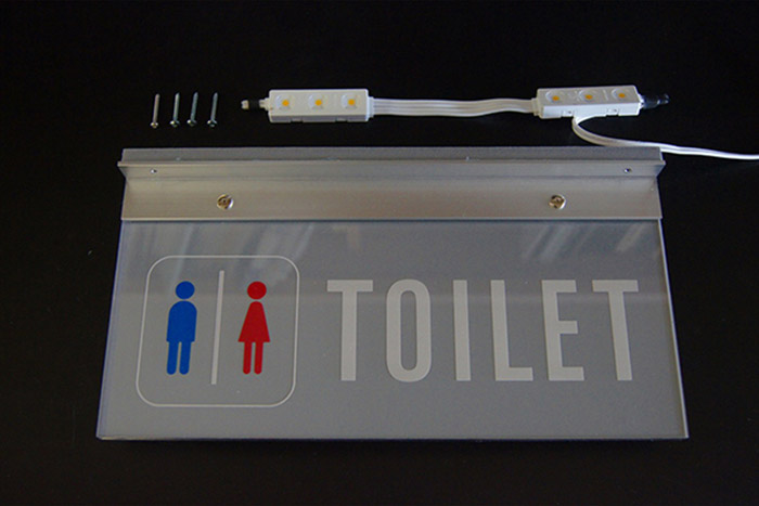 光る案内板(直付タイプ)