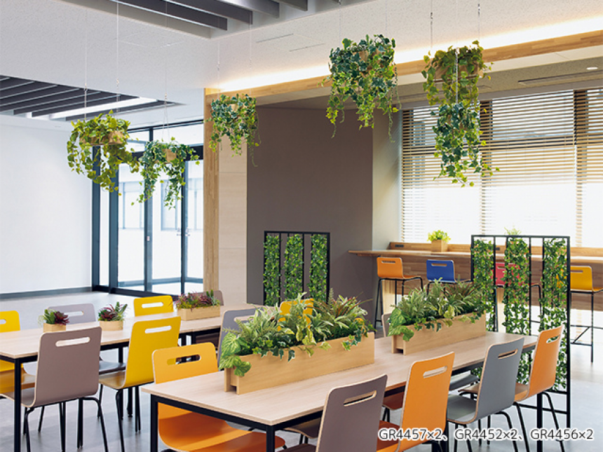 吊下げポット【グリーンポット】ダクトレールや、やぐらブースで飾るタイプ