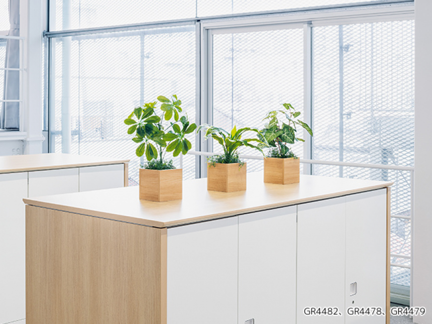 卓上ポット【グリーンポット】卓上に置く飾りグリーン