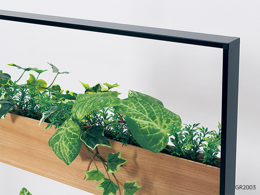 パネルパーテーション【グリーンスタンド】簡易パーテーションとして面で仕切るタイプ