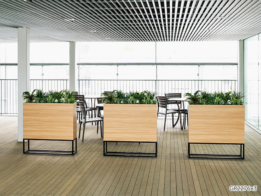 BOXプランター【グリーンスタンド】連接してしっかり仕切るタイプ