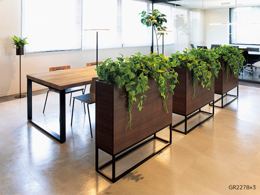 BOXプランター【グリーンスタンド】連接してしっかり仕切るタイプ